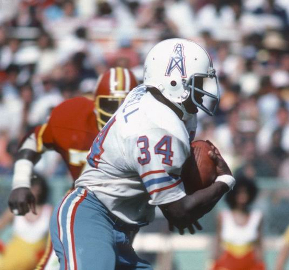 Houston Oilers Earl Campbell NFL jersey front view