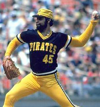 Pittsburgh Pirates John Candelaria Cooperstown MLB jersey front view
