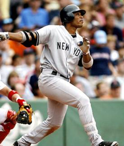 New York Yankees Robinson Cano MLB jersey front view