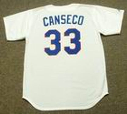 Texas Rangers Jose Canseco Cooperstown MLB jersey front view