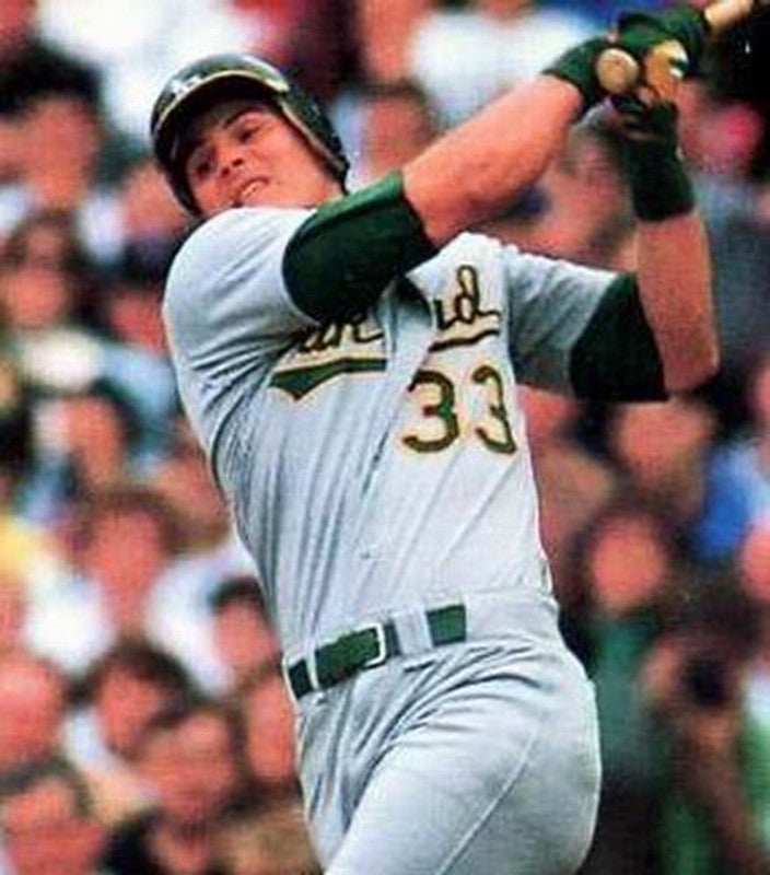 Oakland Athletics Jose Canseco MLB jersey front view