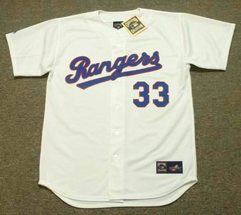 Texas Rangers Jose Canseco Cooperstown MLB jersey front view