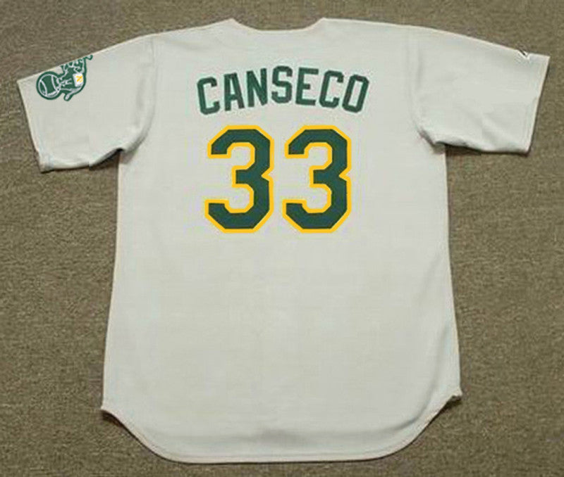 Oakland Athletics Jose Canseco MLB jersey front view