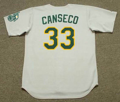Oakland Athletics Jose Canseco MLB jersey front view