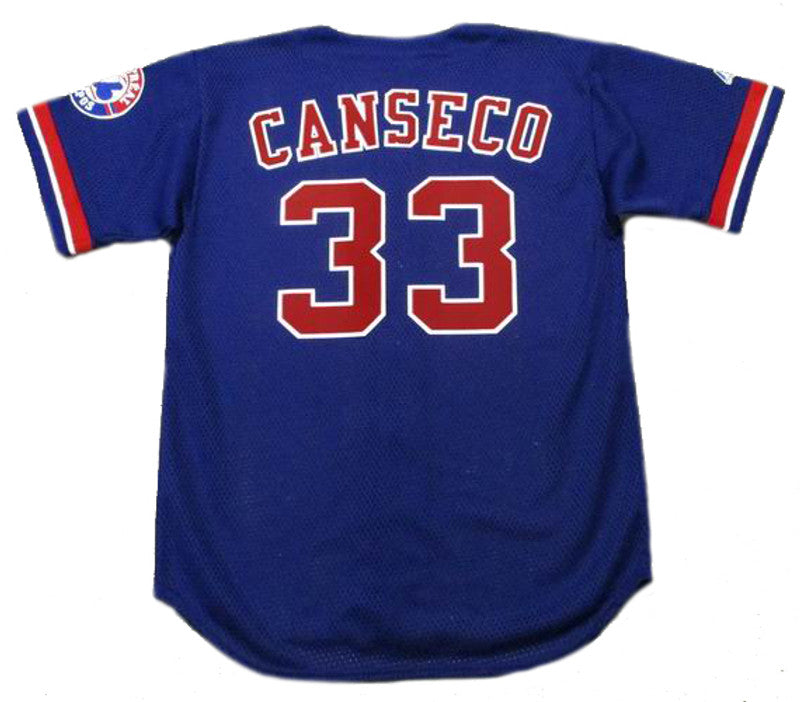 Montreal Expos Jose Canseco MLB jersey front view