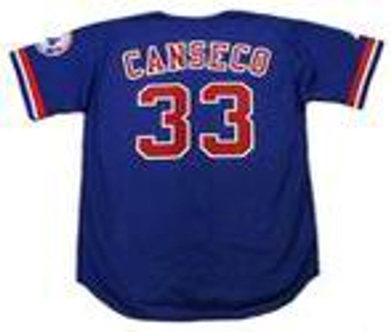 Montreal Expos Jose Canseco MLB jersey front view