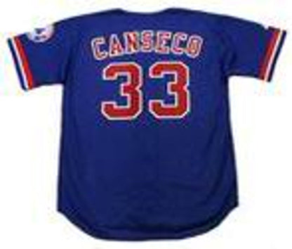 Montreal Expos Jose Canseco MLB jersey front view