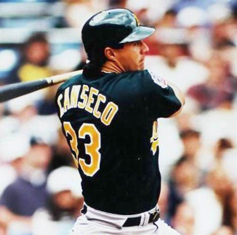 Oakland Athletics 1990s Name Number MLB jersey front view