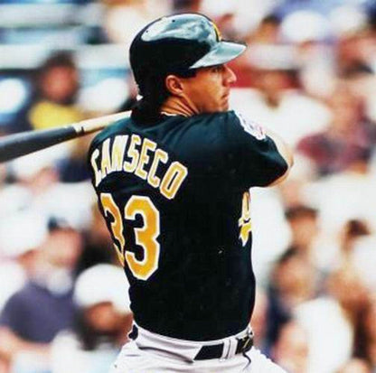 Oakland Athletics 1990s Name Number MLB jersey front view