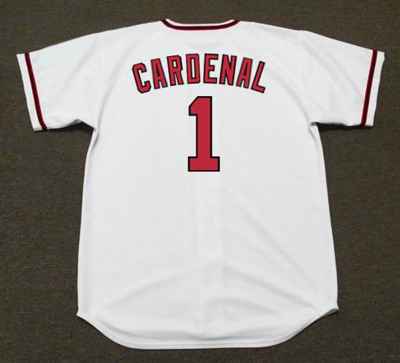 Jose Cardenal California Angels 1960S Cooperstown Home Baseball Stitched Jersey jersey front view