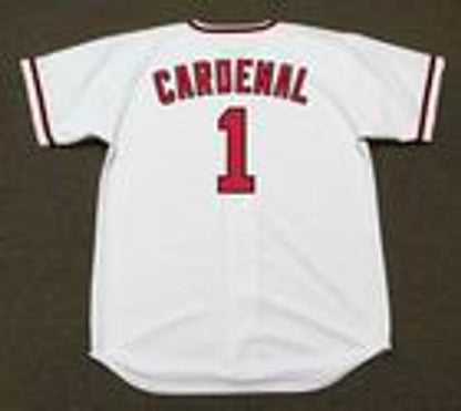 Jose Cardenal California Angels 1960S Cooperstown Home Baseball Stitched Jersey jersey front view