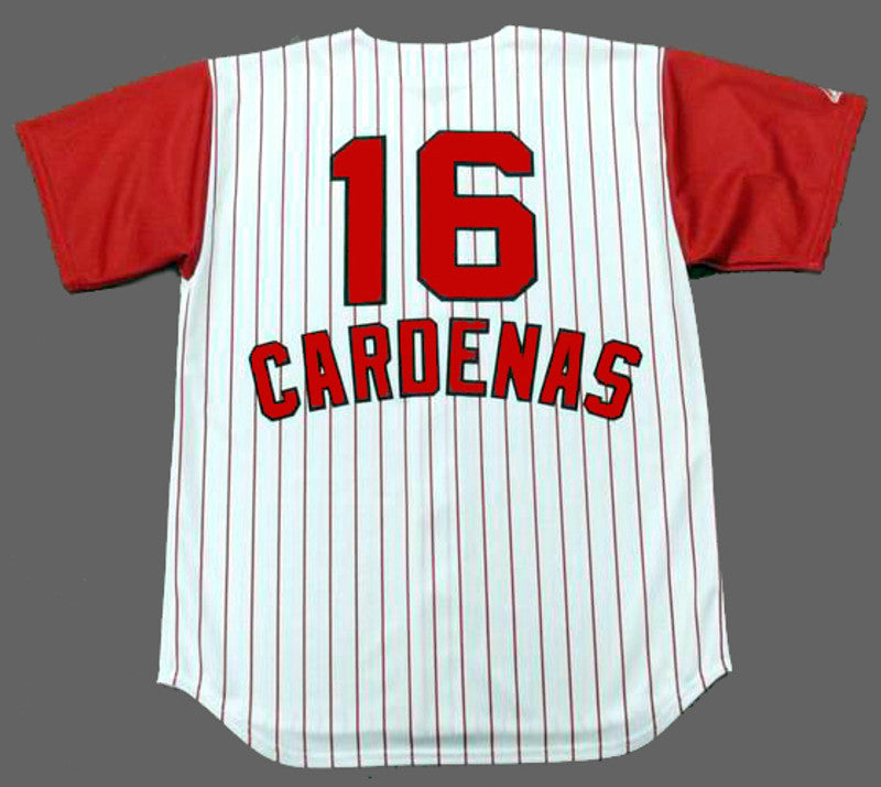 Cincinnati Reds Leo Cardenas 1960s MLB jersey front view