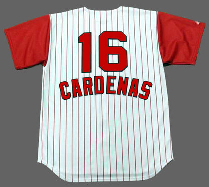Cincinnati Reds Leo Cardenas 1960s MLB jersey front view