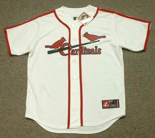 St Louis Cardinals 1940S Cooperstown Throwback Custom Name Number Stitched Jersey jersey front view