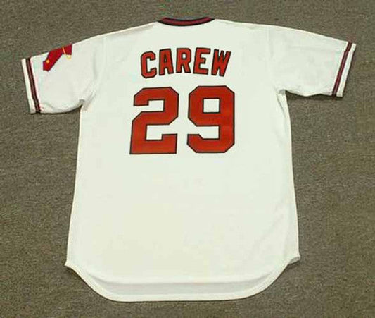 Rod Carew California Angels 1982 Cooperstown Throwback Baseball Jersey jersey front view