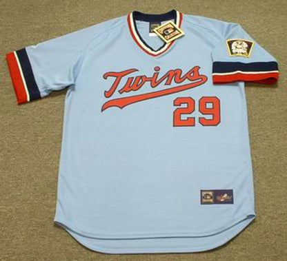 Minnesota Twins Rod Carew Cooperstown MLB jersey front view