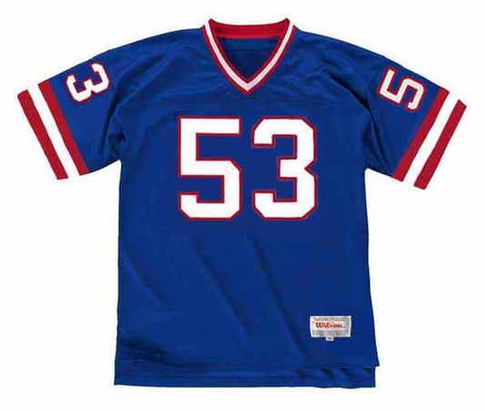 New York Giants Harry Carson NFL jersey front view