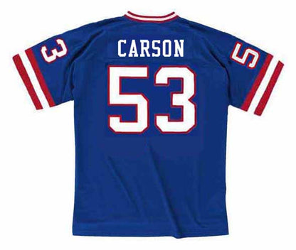 New York Giants Harry Carson NFL jersey front view