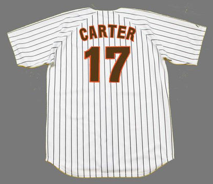 San Diego Padres Joe Carter Cooperstown MLB jersey front view