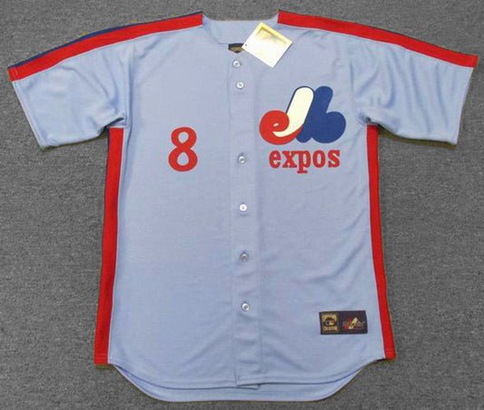 Montreal Expos Gary Carter Cooperstown MLB jersey front view