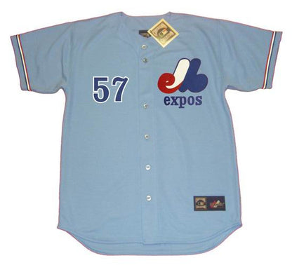 Montreal Expos Gary Carter Cooperstown MLB jersey front view
