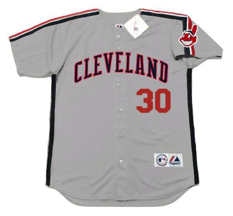 Cleveland Indians Joe Carter MLB jersey front view