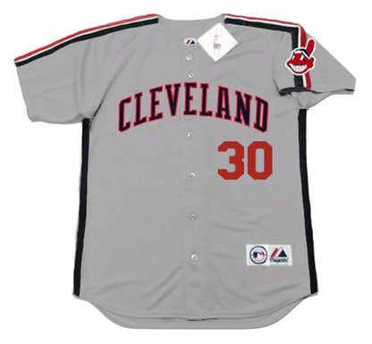 Cleveland Indians Joe Carter MLB jersey front view