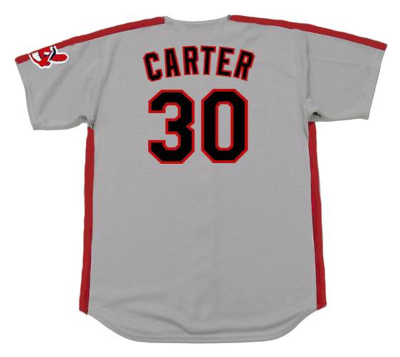 Cleveland Indians Joe Carter MLB jersey front view