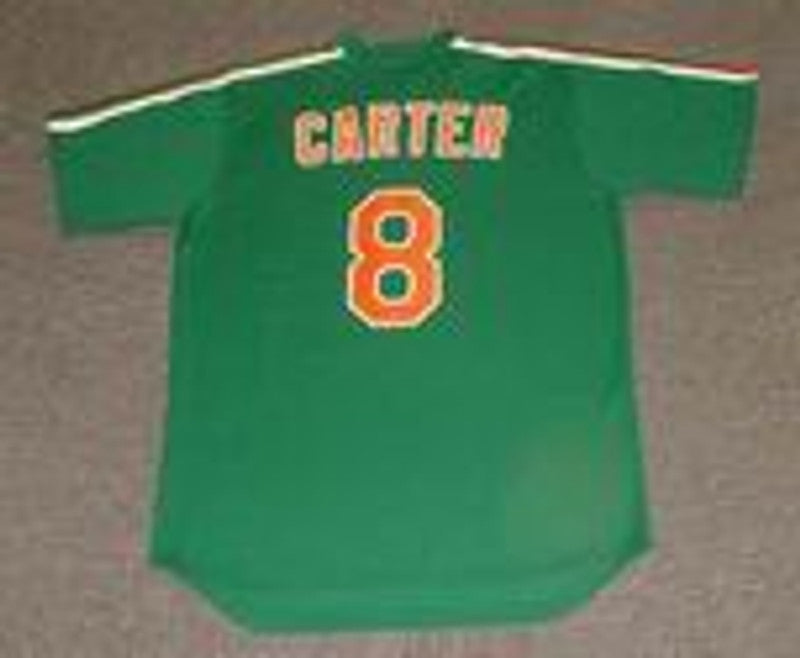 New York Mets Gary Carter St Patricks Day MLB jersey front view