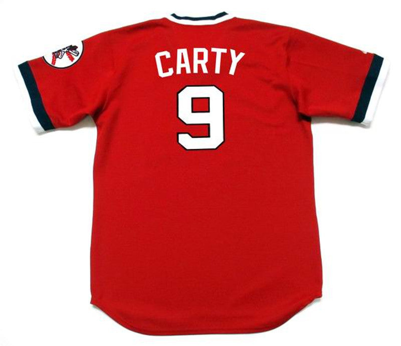 Cleveland Indians Rico Carty Cooperstown MLB jersey front view