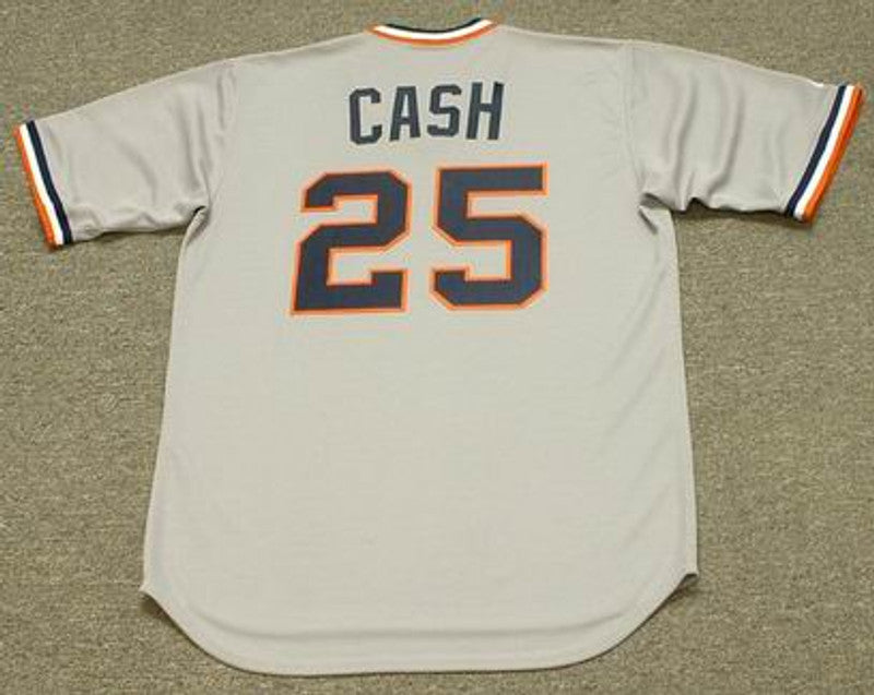 Detroit Tigers Norm Cash Cooperstown MLB jersey front view