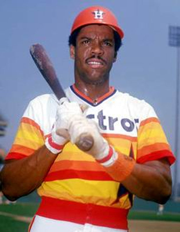Houston Astros Cesar Cedeno MLB jersey front view
