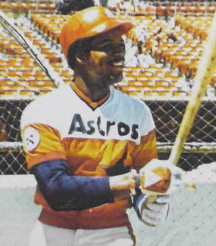 Houston Astros Cooperstown Name Number MLB jersey front view