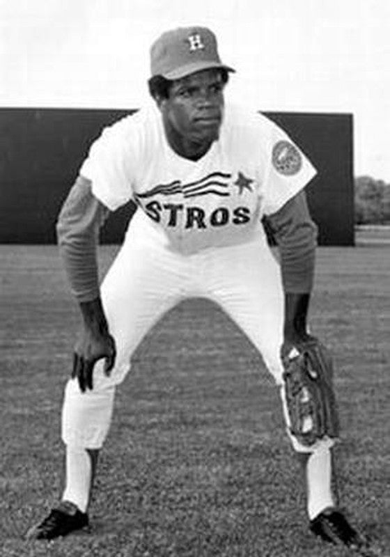 Houston Astros Cesar Cedeno MLB jersey front view