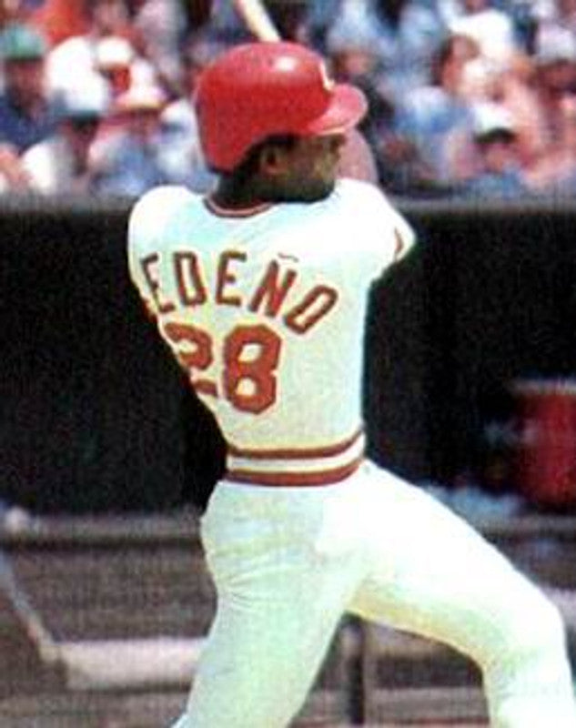 Cincinnati Reds Cesar Cedeno Cooperstown MLB jersey front view