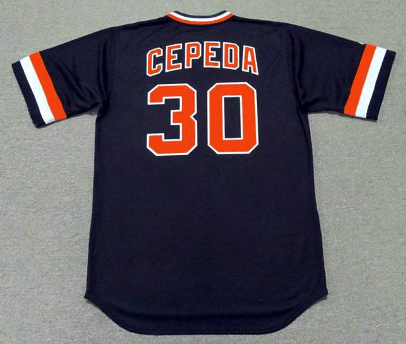 San Francisco Giants Orlando Cepeda Cooperstown MLB jersey front view