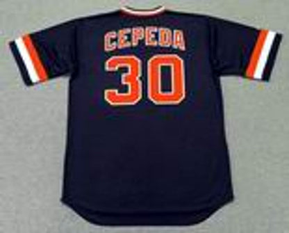 San Francisco Giants Orlando Cepeda Cooperstown MLB jersey front view