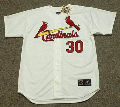Orlando Cepeda St Louis Cardinals 1967 Cooperstown Throwback Home Baseball Stitched Jersey jersey front view