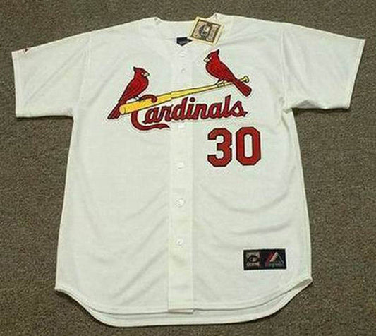 Orlando Cepeda St Louis Cardinals 1967 Cooperstown Throwback Home Baseball Stitched Jersey jersey front view