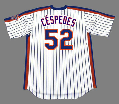 New York Mets Yoenis Cespedes MLB jersey front view