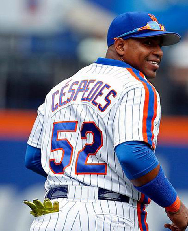 New York Mets Yoenis Cespedes MLB jersey front view
