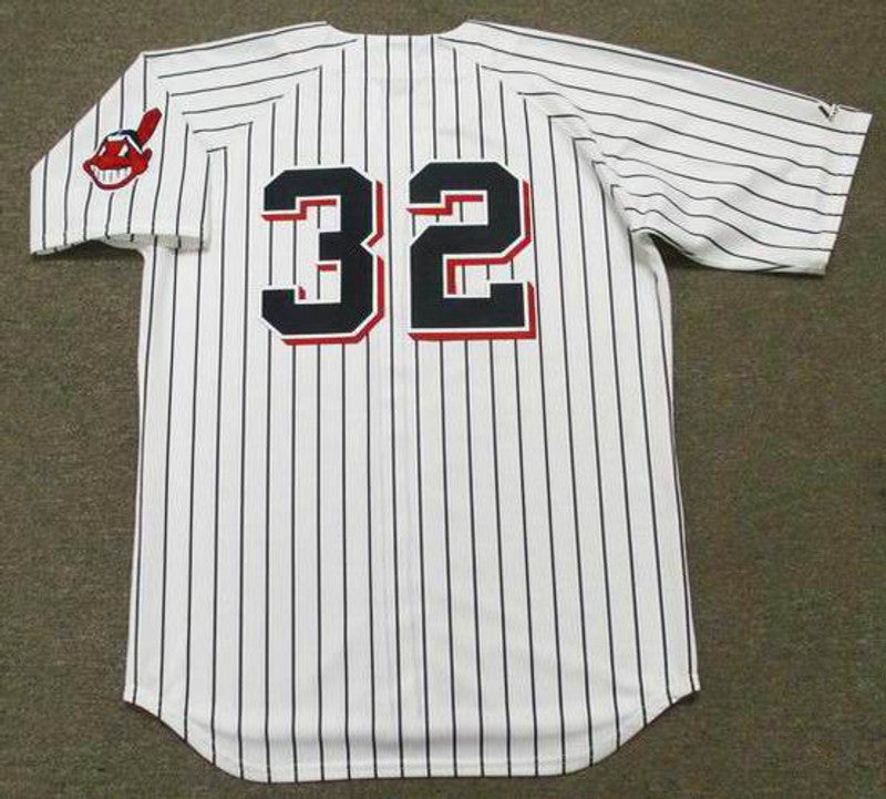 Cleveland Indians Dean Chance Cooperstown MLB jersey front view