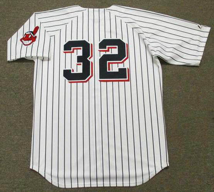 Cleveland Indians Dean Chance Cooperstown MLB jersey front view