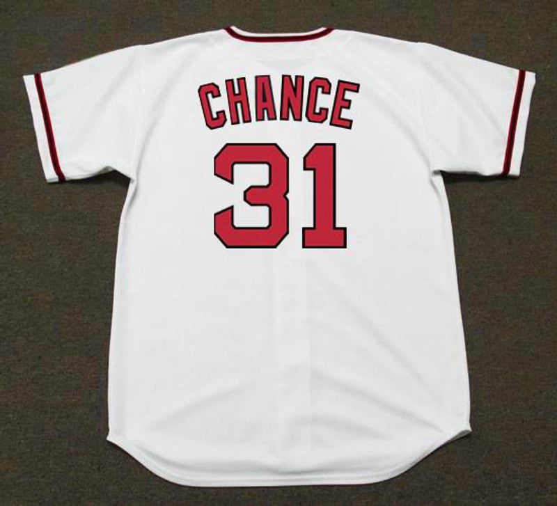Dean Chance California Angels 1960S Cooperstown Home Baseball Stitched Jersey jersey front view