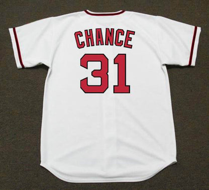 Dean Chance California Angels 1960S Cooperstown Home Baseball Stitched Jersey jersey front view