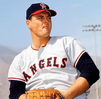 Dean Chance California Angels 1960S Cooperstown Home Baseball Stitched Jersey jersey front view