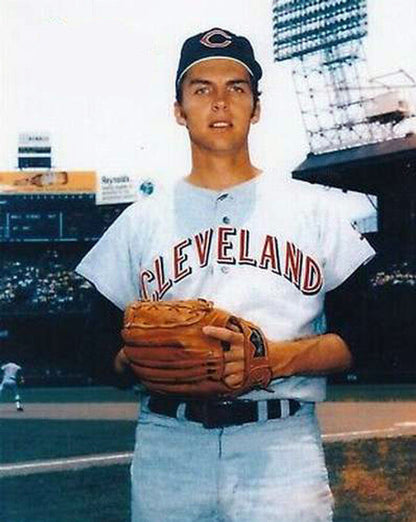 Cleveland Indians Dean Chance MLB jersey front view