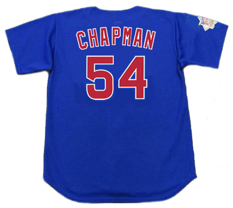 Chicago Cubs Aroldis Chapman MLB jersey front view