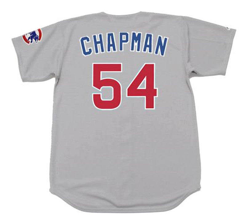 Chicago Cubs Aroldis Chapman MLB jersey front view