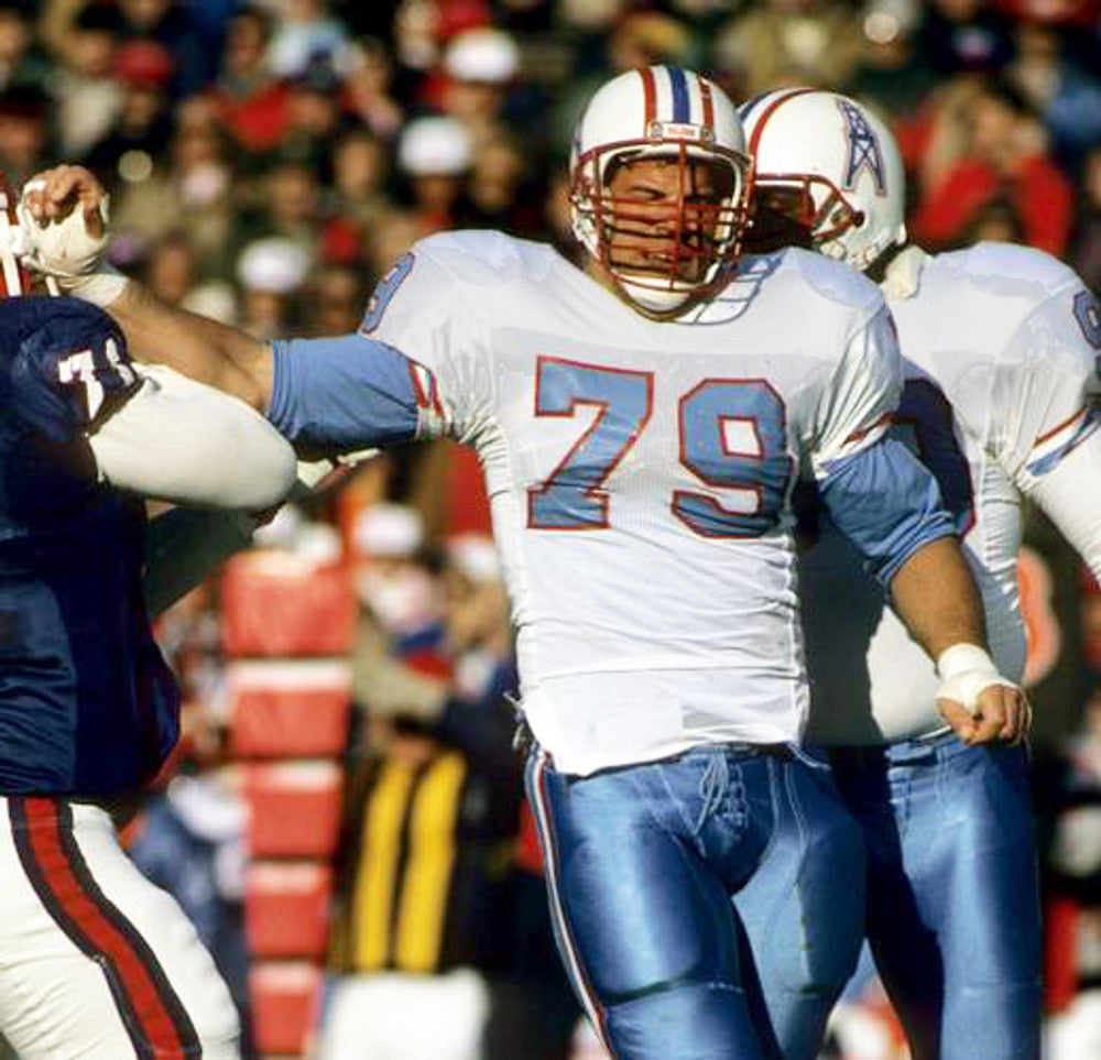 Houston Oilers Ray Childress NFL jersey front view